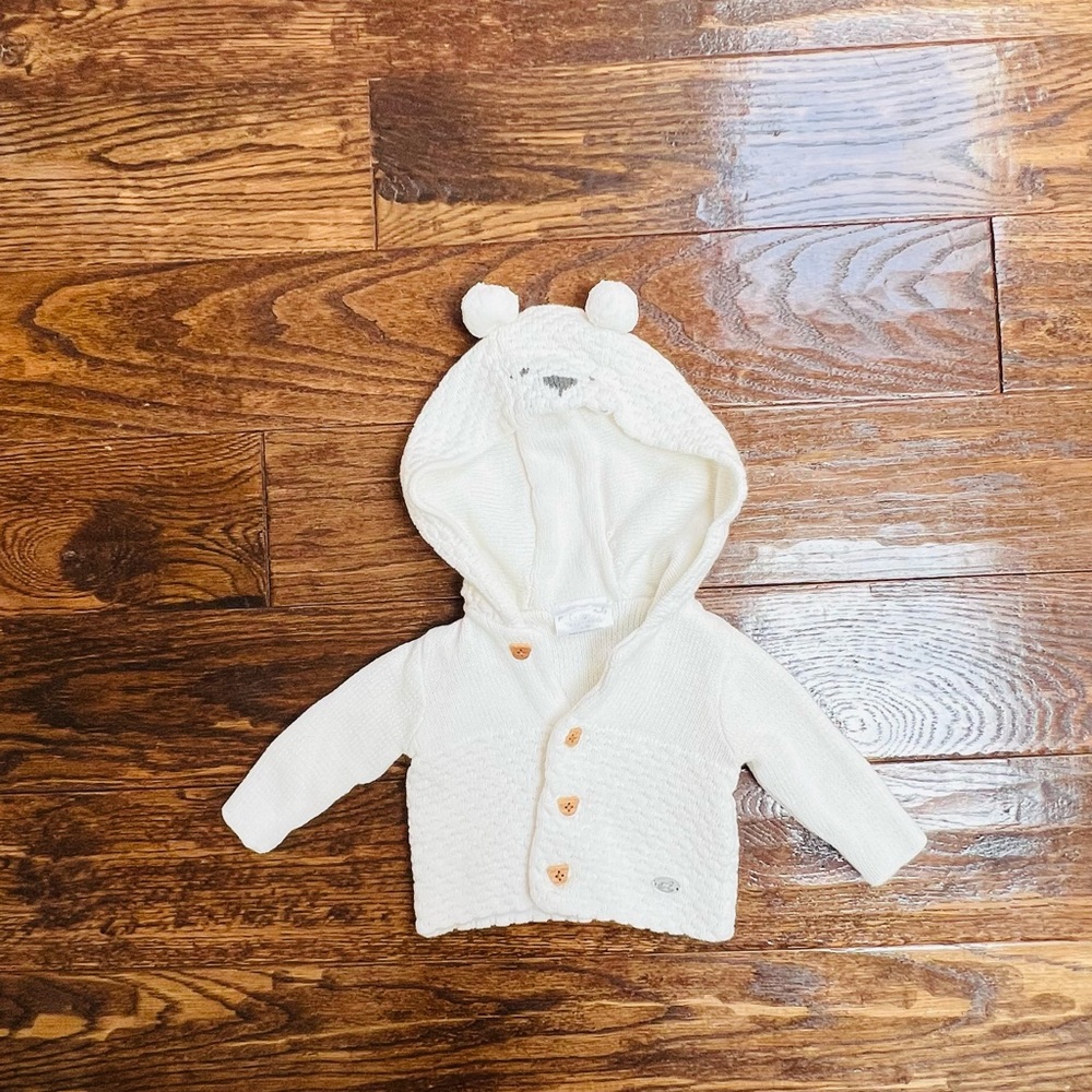 Like NEW Adorable Cream Bear Hoodie for Babies